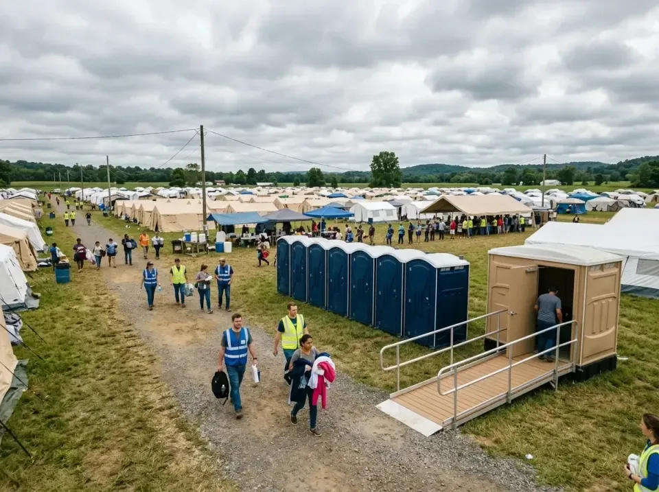 disaster-relief-camp-restrooms-010 — frequently asked questions, Dumpster & Portable Bathrooms Rental in Fairview Heights, IL